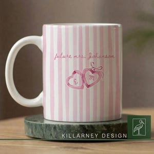 Future Mrs Mug – Engaged Mug, Bride to Be Gift, Custom Coffee Mug, Bridal Shower Gift, Engagement Gift Mug, Bride Mug