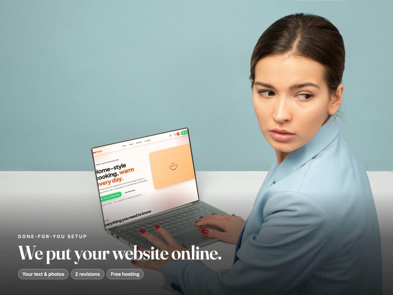 Custom Website Setup for an UPVIRE Template image 1