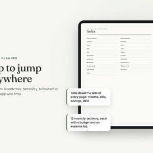 Undated Budget Planner Bundle with Printable PDF and Excel image 5