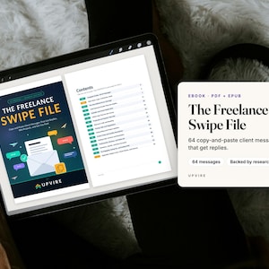 Szablony wiadomości e-mail dla klientów freelancerów, 64 skrypty wiadomości (PDF + EPUB)