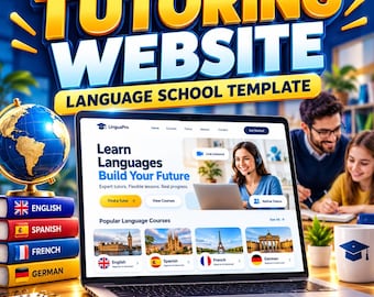 Tutoring and Language School Website Template
