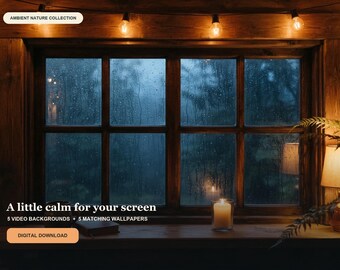 Ambient Nature Video Backgrounds and Matching Wallpapers – 10 Files