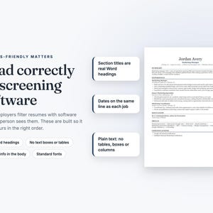 ATS-Friendly Resume and Cover Letter Template image 6