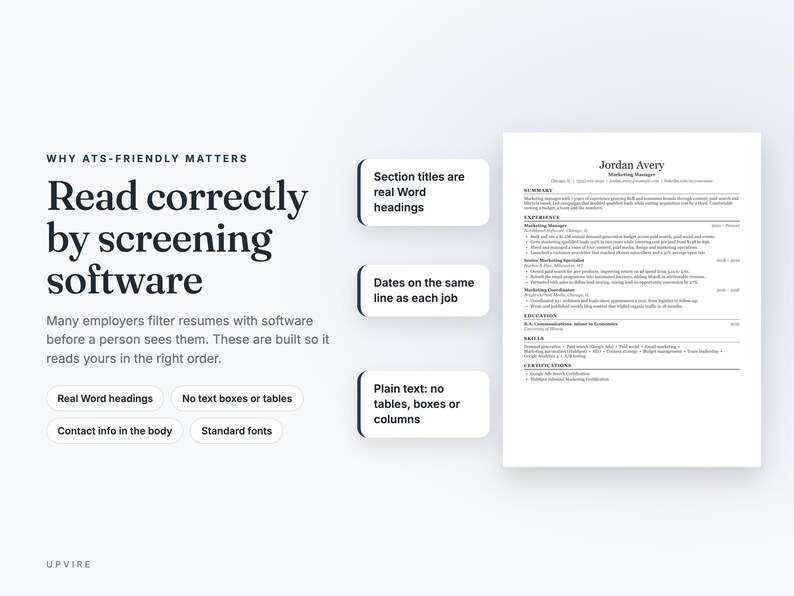 ATS-Friendly Resume and Cover Letter Template image 6