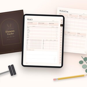 12-Week Fitness Planner and Workout Tracker PDF image 2