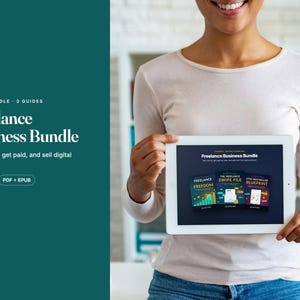 Pacchetto per freelance: 3 guide in PDF per venditori Etsy, modelli per i clienti, prezzi (download digitale)
