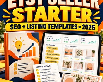 Etsy Seller Starter Guide with SEO and Listing Templates – 2026