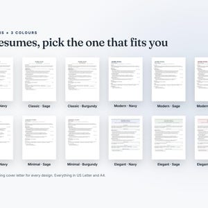 ATS-Friendly Resume and Cover Letter Template image 3