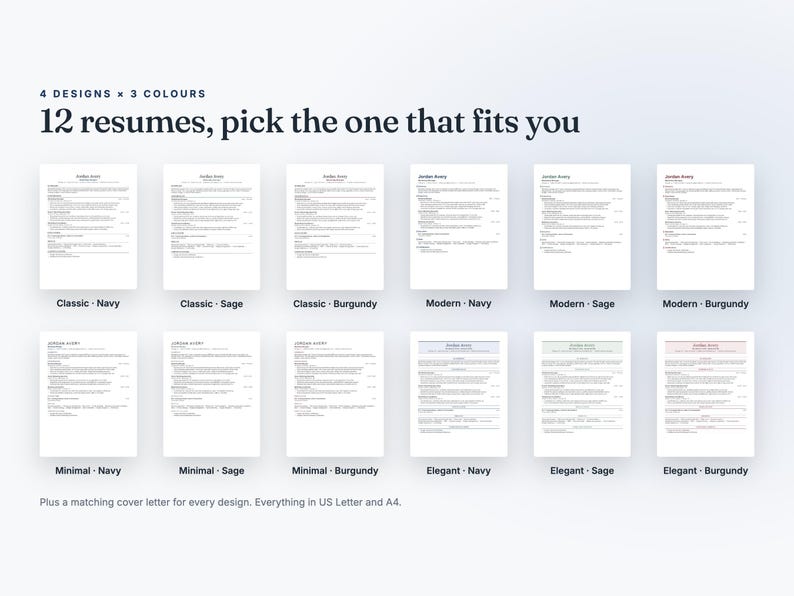 ATS-Friendly Resume and Cover Letter Template image 3