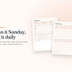 12-Week Fitness Planner and Workout Tracker PDF image 5