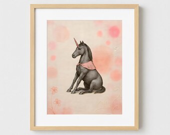 Costumed Horse – Printable Art | Fantaisies animales du Jardin Secret