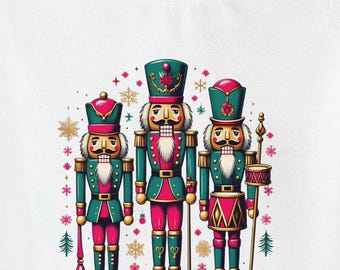 Sudadera navideña de Cascanueces, regalo familiar para las fiestas, camisetas de Cascanueces