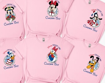 Maglietta per la famiglia Disney Cruise 2026, Magliette della compagnia di crociera Topolino e i suoi amici, Maglietta per il viaggio in crociera Disney, Maglietta coordinata per la famiglia Disney Cruise 2026