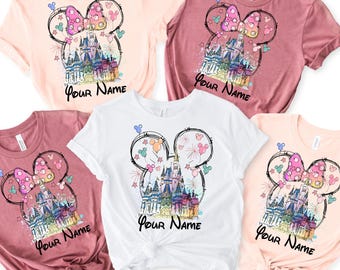 Camiseta personalizada de vacaciones familiares de Disney, camiseta de viaje familiar a Disneyland 2026, camiseta a juego de Disneyland familiar