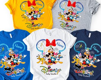 Camiseta personalizada de vacaciones familiares en Disney 2026, camiseta de viaje familiar a Disneyland, camiseta familiar a juego de Disneyland
