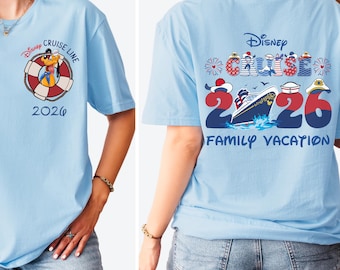 Disney Cruise Family Shirt, Micky und Freunde Cruise Line Shirts, Disney Cruise Trip T-Shirt, 2026 Disney Cruise Family Passendes T-Shirt