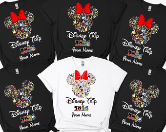 Camiseta personalizada de vacaciones familiares en Disneyland, camiseta de viaje familiar a Disney 2026, camiseta familiar a juego de Disneyland