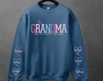 Esta abuela no oculta sus sentimientos.