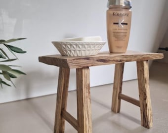 Handcrafted Small Wooden Stool