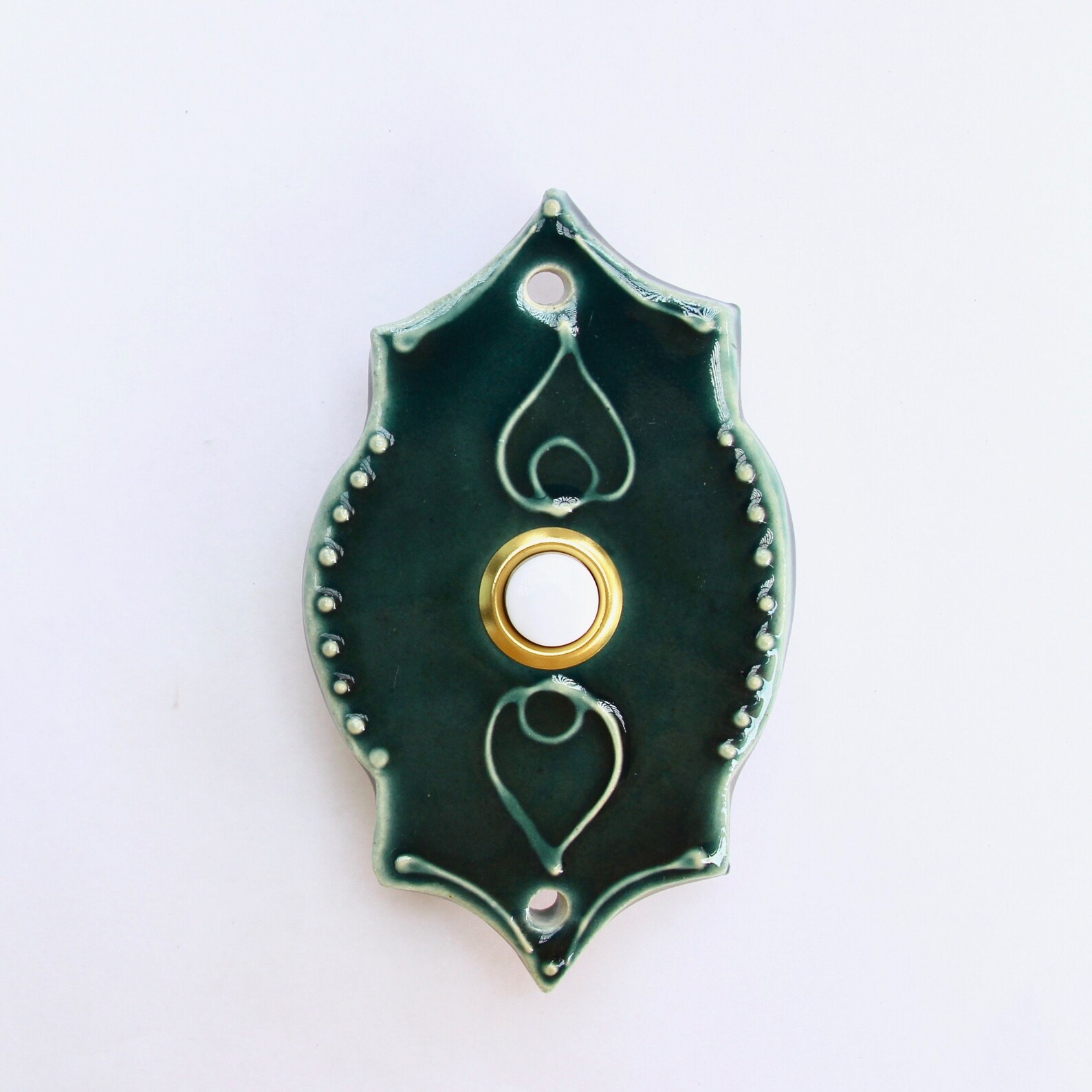 Doorbell Plate Cover With Lighted Button French Moroccan Etsy