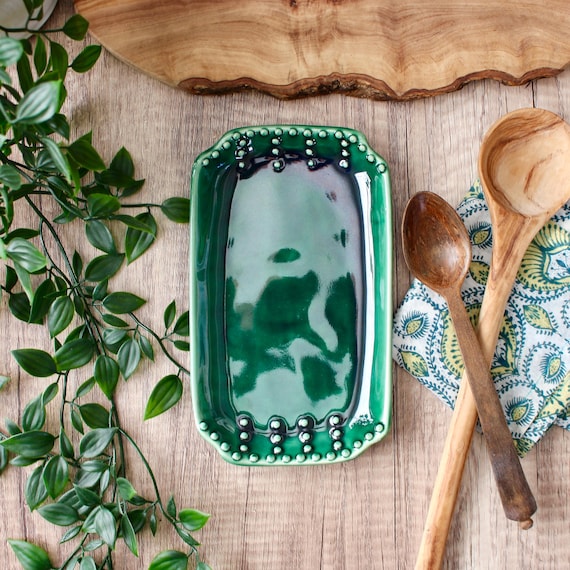 City To Cottage Repose-cuillère En Céramique Fabriqué à La Main – Support De Cuillère En Céramique