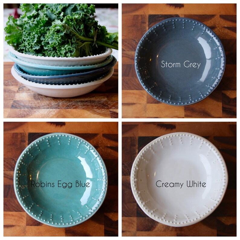 Pasta Bowl Everyday Bowl Modern French Country Dinnerware Etsy