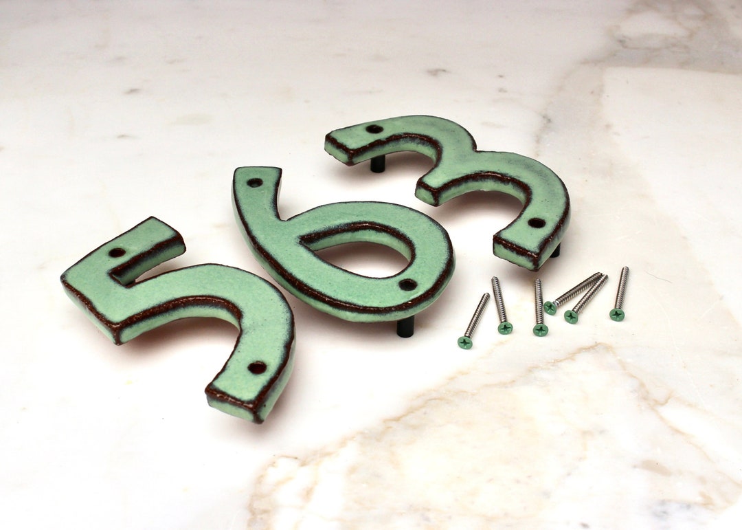 Spacers & Screws for House Numbers Floating House Numbers Stainless