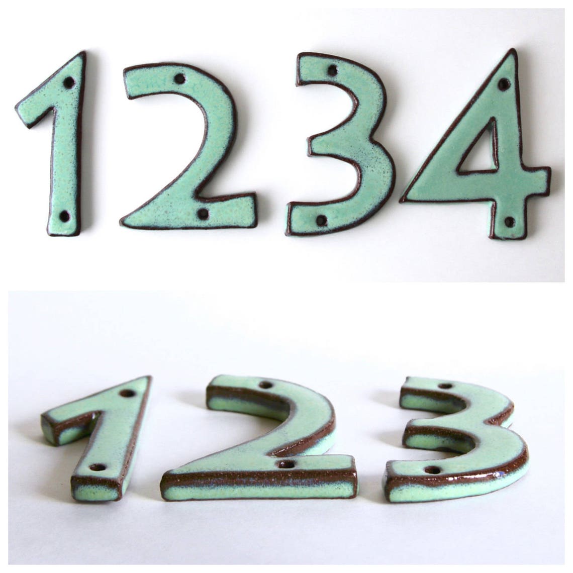 House Numbers Mid Century Modern Ultra Modern Rustic Etsy