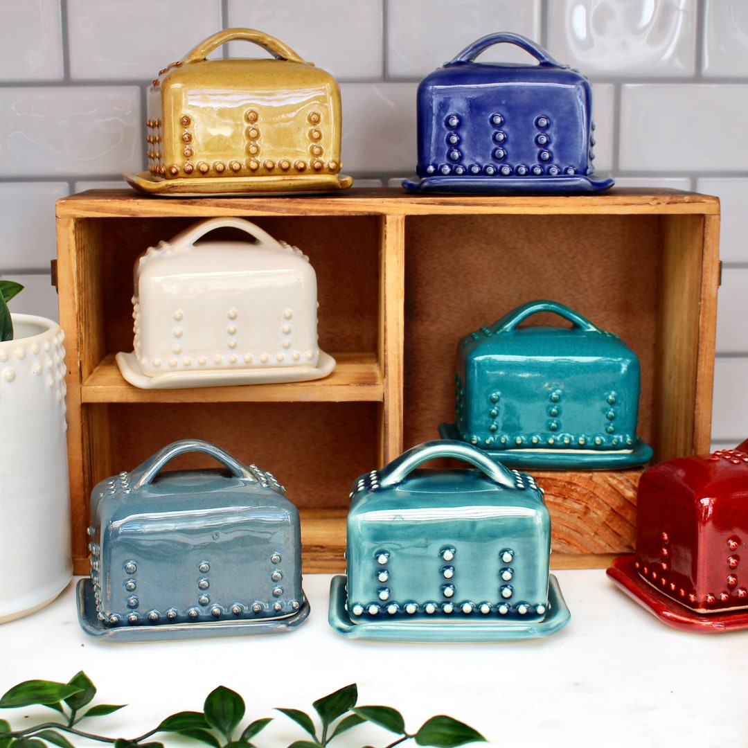 Half Stick Butter Dish With Lid Small / Mini / Baby Butter Keeper