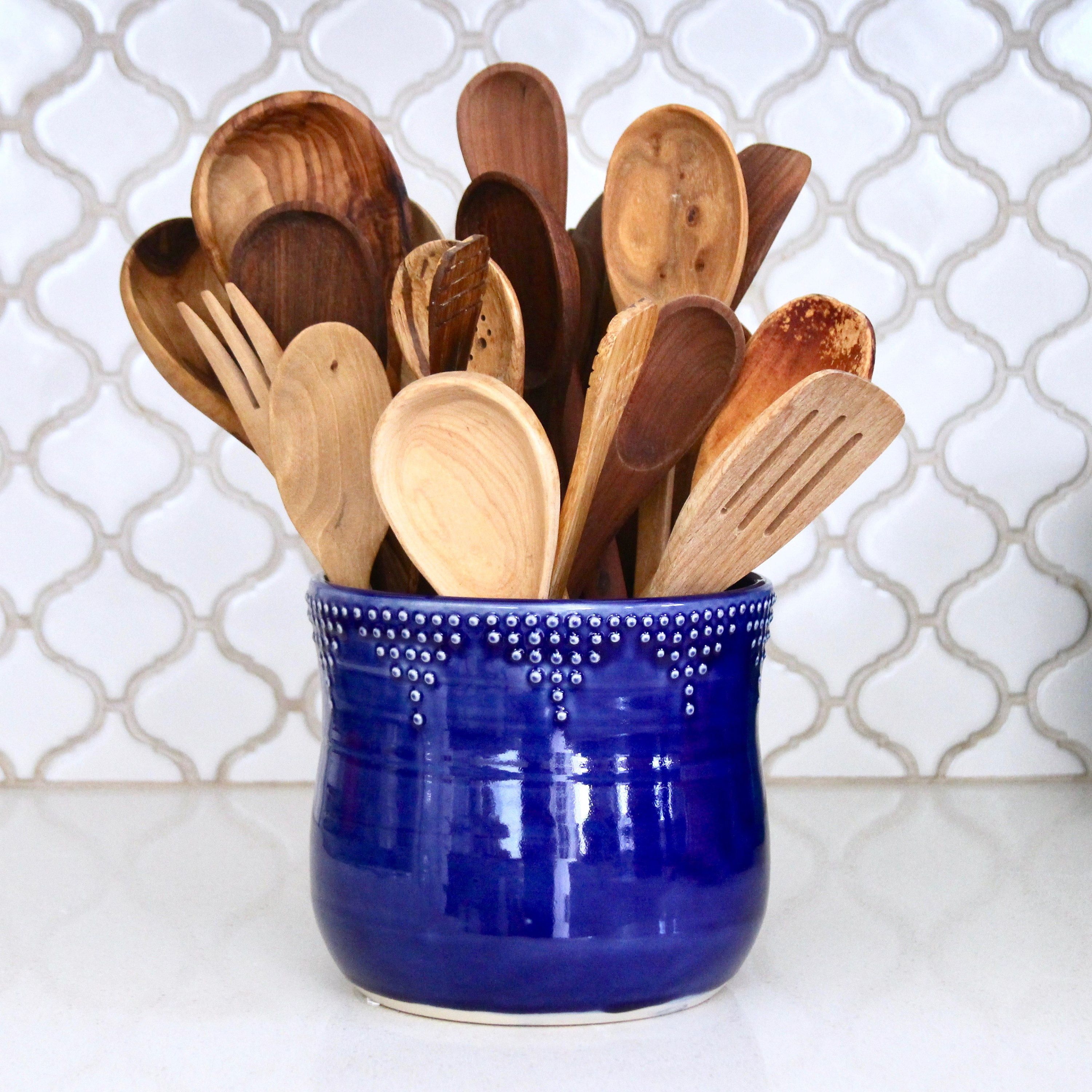 Extra Large Kitchen Utensil Holder 16 Colors Green Blue Etsy UK