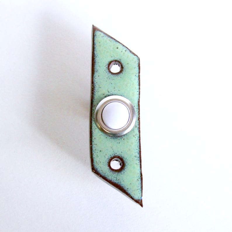 Mid Century Modern Doorbell With Standard Button Etsy