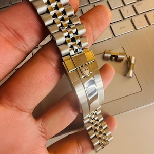 Correa original Tudor Jubilee de 22 mm para reloj Tudor Black Bay Chrono M79360B