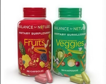 2 Pack, 90 Fruits and 90 Veggies Whole Food Supplement with Superfood Sealed