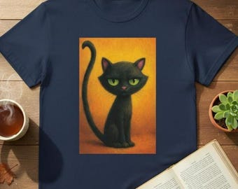 Bored Cat T-Shirt Funny Cat Lover Shirt Gift for Cat Owners