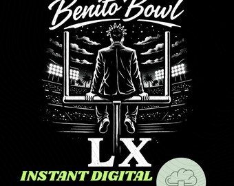 Bunny Bowl PNG, The Benito Bowl Show, Football Bowl Halftime Show PNG, Football Fan Gift, Halftime Show Design, Latin Music Digital Download