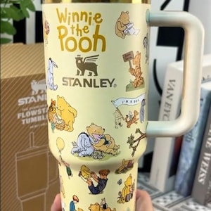 Winnie the Pooh 40oz Tumbler Cup | Cute Stanley|Insulated Travel Mug Gift valentines mother day Christmas | stainless steel | Gift for Her