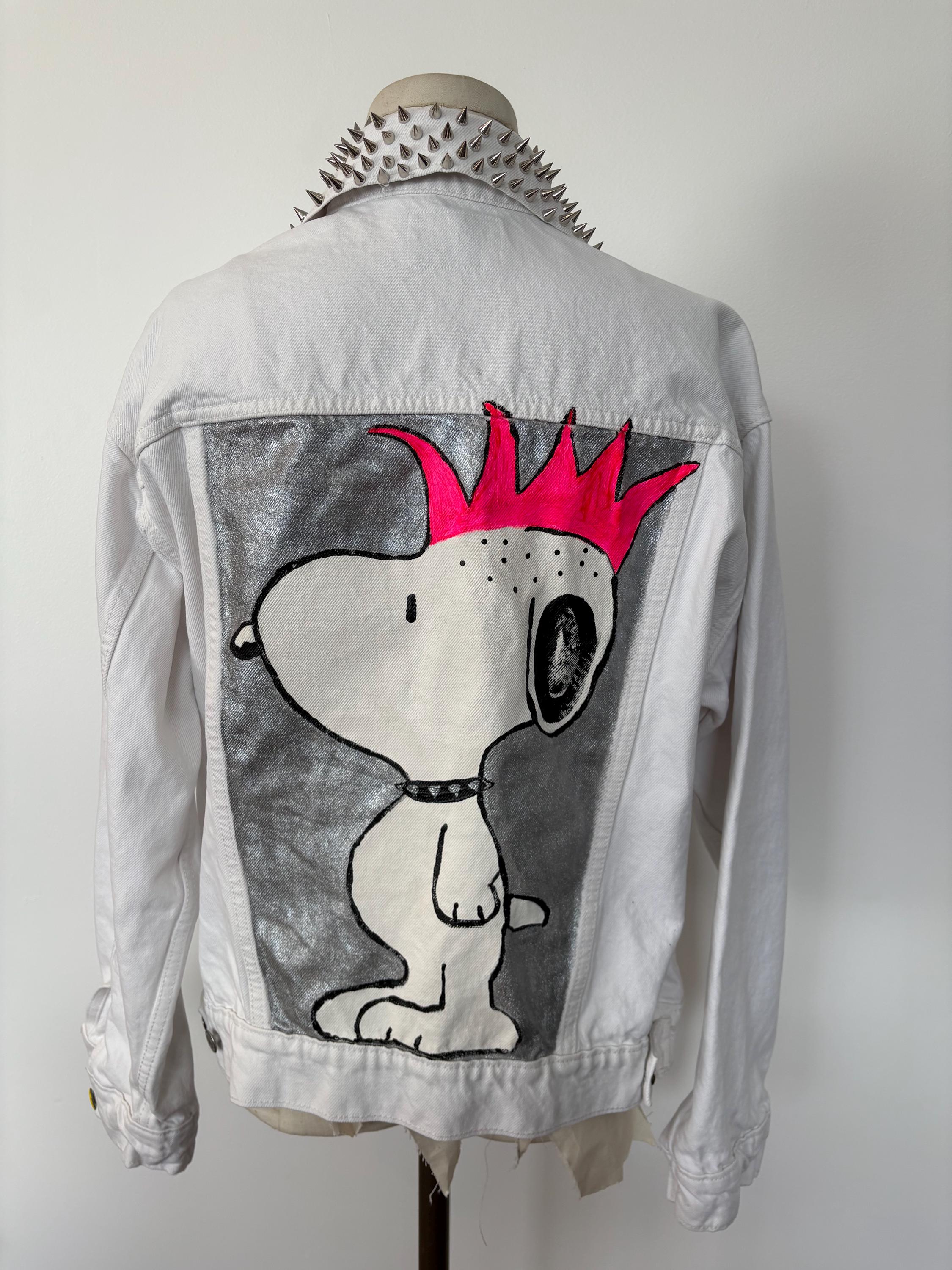 Snoopy Painted Jacket - Etsy