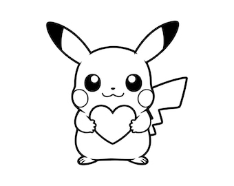 Pikachu Silhouette Svg Png: Bold Design for Cricut Silhouette