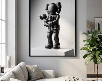 Street Art Family Figure Print | kaws Urban Art (Digital Download)