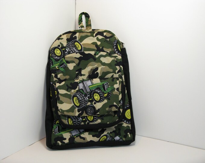 John Deere in Tan Camo Preschool Backpack Etsy