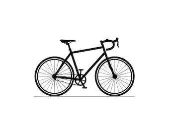 Bike Silhouette SVG Png: Cycling , Cricut Cut File (Digital Download)