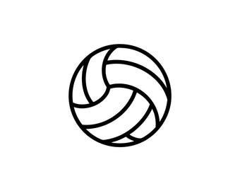 Volleybal SVG-bestanden | Gesneden volleybalbestanden | Volleybalillustraties (digitale download)