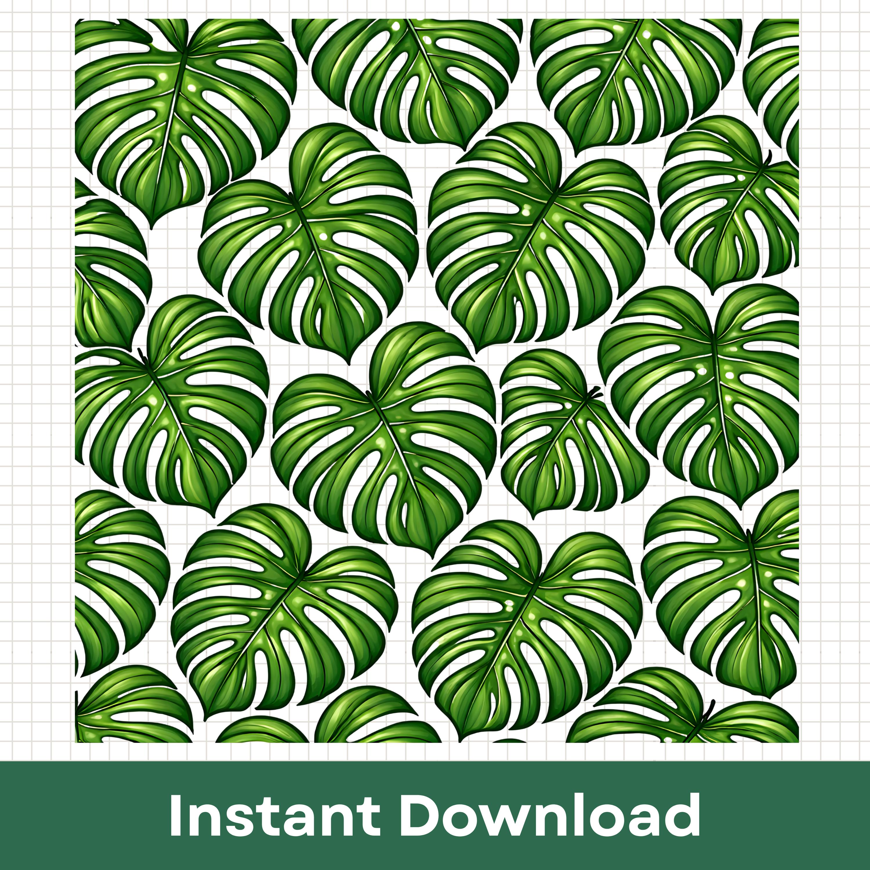 Premium Tropical Leaves SVG PNG Bundle, Monstera Leaf Clipart Set ...