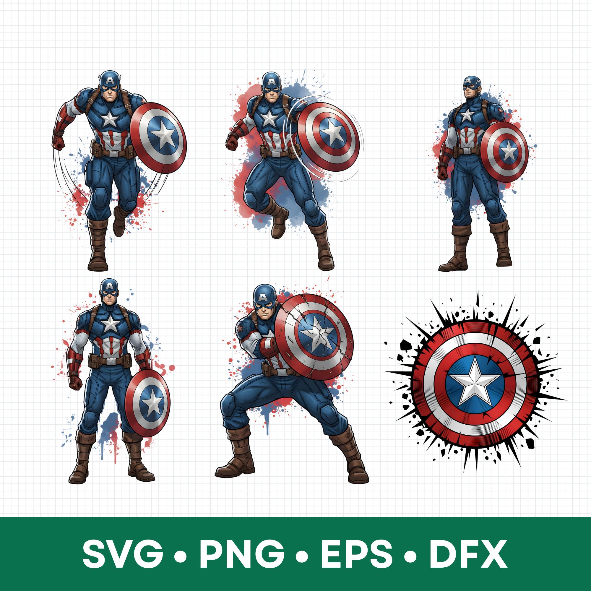 40 Superhero Characters Svg Png Bundle, Hero Clipart, Comic Style Dxf ...