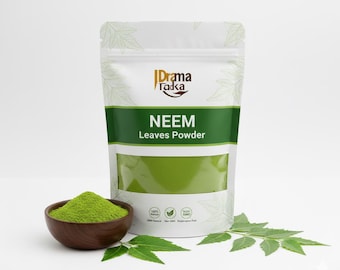 Neem Leaf Powder | Azadirachta Indica | Natural Herbal Powder | For Skin & Hair Care | Ayurvedic Herb | Drama Tadka