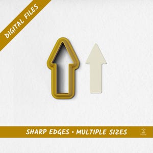 Cortadora de arcilla polimérica Arrow 02 / Archivos STL digitales / 10 tamaños