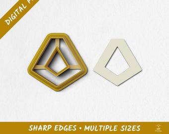 Donut Rhombus 03 Polymer Clay Cutter | Digital STL Files | 10 Sizes