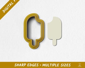 Ice Cream Polymer Clay Cutter | Digital STL Files | 10 Sizes