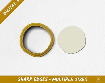 Circle Organic Polymer Clay Cutter | Digital STL Files | 10 Sizes