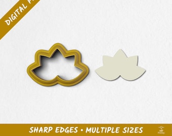 Flower 03 Polymer Clay Cutter | Digital STL Files | 10 Sizes